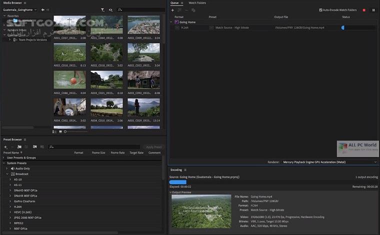 دانلود Adobe Media Encoder 2025 25.0 / 2024 / 2023 / 2022 / 2021 / 2020 / macOS - دانلود ادوب مدیا انکودر - سافت گذر