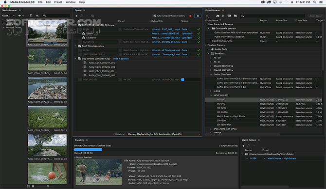 دانلود Adobe Media Encoder 2019 13.1.5.35 + Portable / macOS 13.1.5 - دانلود ادوب مدیا انکودر 2019 - سافت گذر