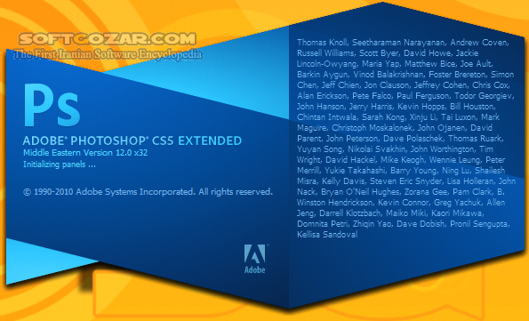 دانلود Adobe Photoshop CS5.1 Extended 12.1 ME + Portable - دانلود نسخه خاورمیانه نرم افزار فتوشاپ CS5 با قابلیت تایپ مستقیم فارسی (ویرایش Extended) و کرک 100 درصد - سافت گذر