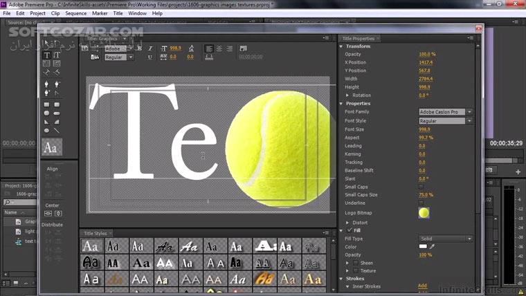 دانلود InfiniteSkills – Adobe Premiere Pro CC Training Video - دانلود فیلم آموزش ادوبی پریمیر پرو سی سی - سافت گذر