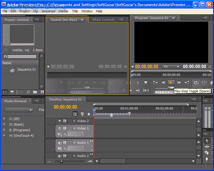 دانلود Adobe Premiere Pro CS4 v4.2.1 - دانلود قویترین و حرفه ای ترین نرم افزار ویرایش و میکس و مونتاژ فیلم - سافت گذر
