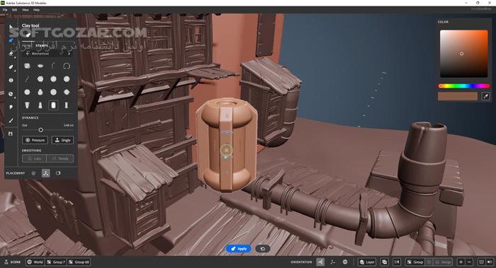 دانلود Adobe Substance 3D Modeler 1.15.0 - دانلود مدلسازی سه بعدی - سافت گذر