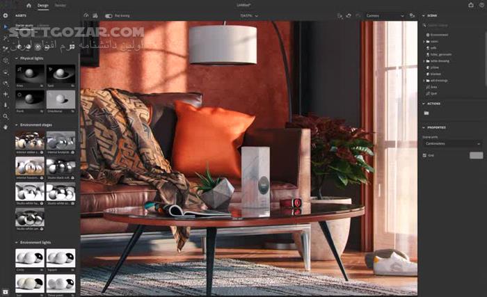 دانلود Adobe Substance 3D Stager 3.0.4 - دانلود طراحی صحنه - سافت گذر