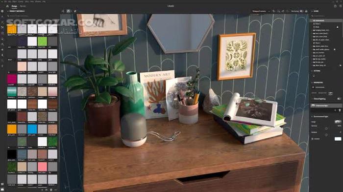 دانلود Adobe Substance 3D Stager 3.0.4 - دانلود طراحی صحنه - سافت گذر