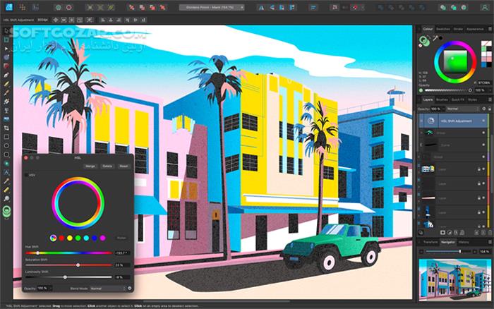 دانلود Affinity Designer 2.5.5.2636 - دانلود طراحی گرافیک برداری - سافت گذر