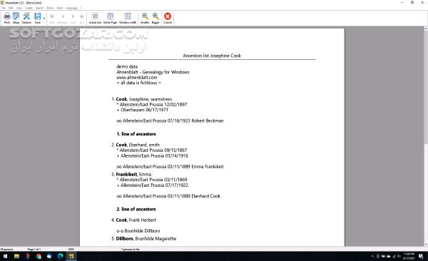 دانلود Ahnenblatt 4.50.0.2 (x64) - دانلود ساخت شجره نامه خانوادگی - سافت گذر