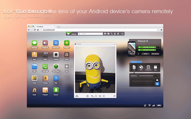 دانلود AirDroid 4.3.4.0 + Windows Client 3.6.3 for Android +4.0 - دانلود مدیریت موبایل ایردروید برای اندروید - سافت گذر