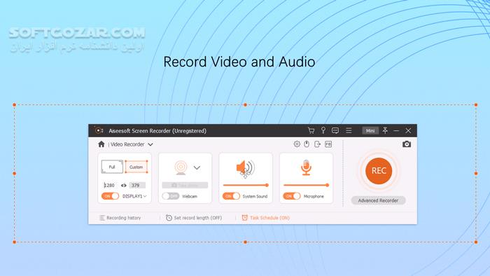 دانلود Aiseesoft Screen Recorder 3.1.26 (x64) - دانلود ضبط صفحه نمایش - سافت گذر