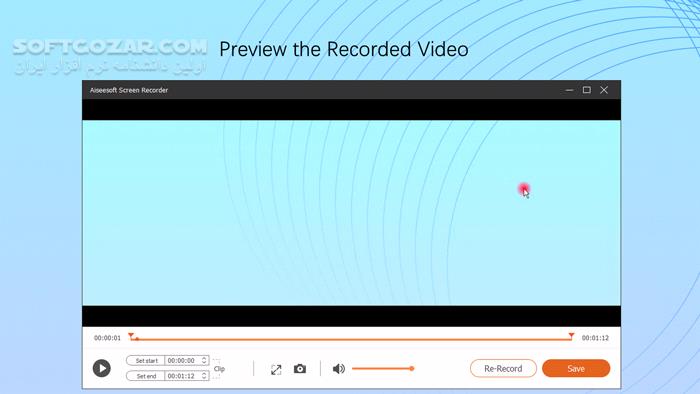 دانلود Aiseesoft Screen Recorder 3.1.26 (x64) - دانلود ضبط صفحه نمایش - سافت گذر