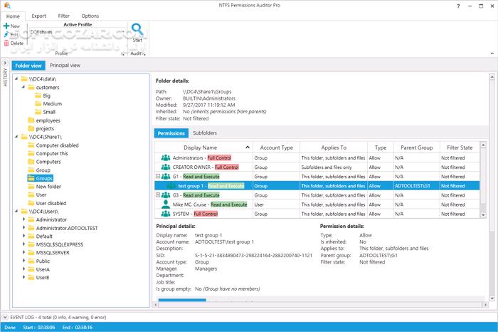 دانلود AlbusBit NTFS Permissions Auditor Pro 25.6.10.0 - دانلود دسترسی فایل - سافت گذر