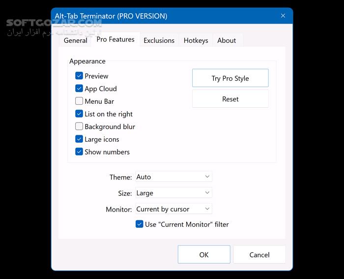 دانلود Alt-Tab Terminator Pro 6.8 - دانلود مدیریت پنجره‌های باز ویندوز - سافت گذر