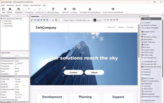 دانلود Ambiera RocketCake Professional 6.0 - دانلود طراحی سایت بدون کدنویسی - سافت گذر