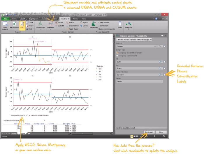 دانلود Analyse-it for Microsoft Excel Ultimate Edition 6.16.5 - دانلود افزونه اکسل برای تحلیل آماری پیشرفته - سافت گذر