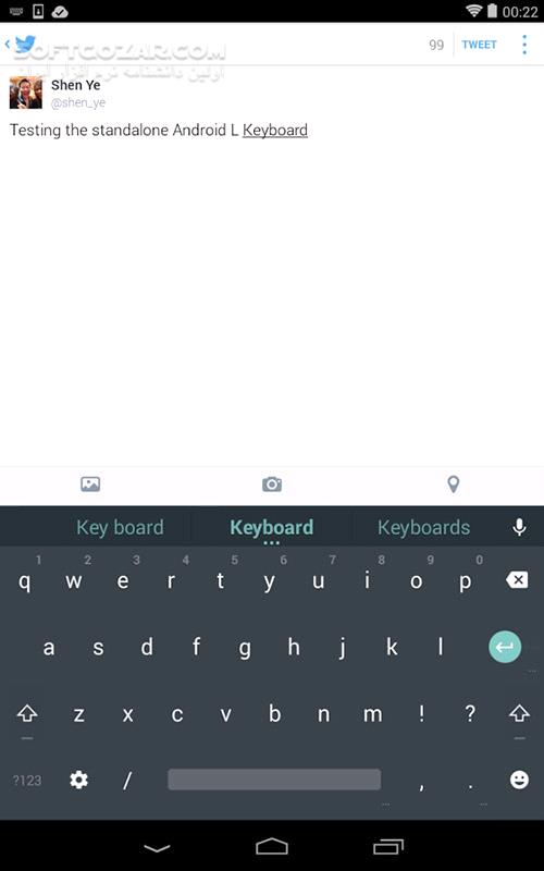 دانلود Android L Keyboard 3.1.20009 for Android +4.0 - دانلود کیبرد اندروید برای اندروید - سافت گذر