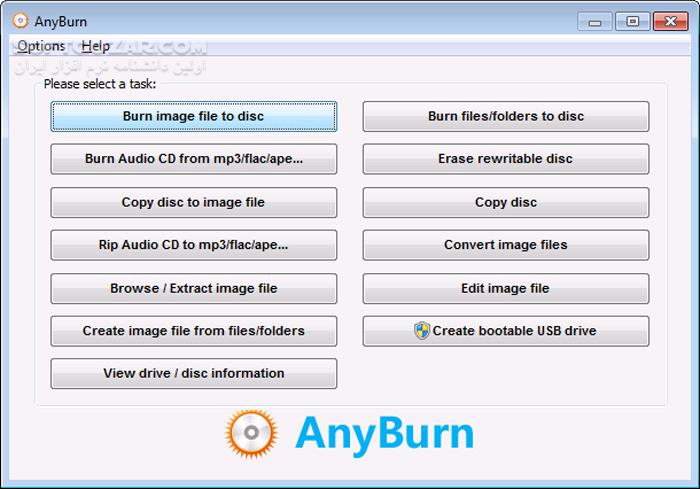 دانلود AnyBurn Pro 6.3 - دانلود رایت سی‌دی و دی‌وی‌دی - سافت گذر