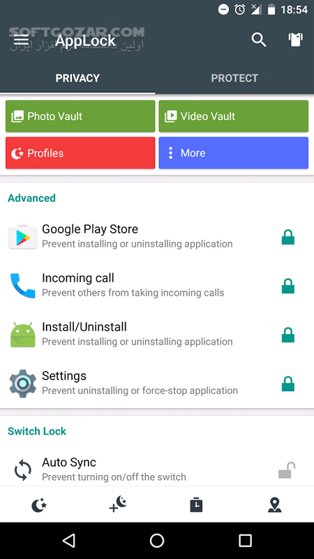 دانلود AppLock Premium 5.12.3 for Android +5.0 - دانلود قفل گذاری برای اندروید - سافت گذر