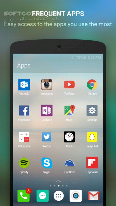 دانلود Microsoft Arrow Launcher 6.2.200602.89140 for Android +4.0 - دانلود لانچر مایکروسافت برای اندروید - سافت گذر