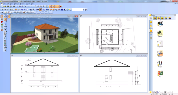 دانلود Ashampoo Home Design 8.0.1 / 6.0.0 / 5.0.0 - دانلود استودیو طراحی قدرتمند Ashampoo برای نماهای داخلی و خارجی - سافت گذر