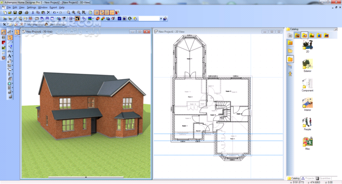 دانلود Ashampoo Home Design 8.0.1 / 6.0.0 / 5.0.0 - دانلود استودیو طراحی قدرتمند Ashampoo برای نماهای داخلی و خارجی - سافت گذر