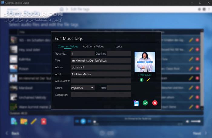 دانلود Ashampoo Music Studio 11.0.2 - دانلود مدیریت، پخش و ویرایش فایل‌های موسیقی و صوتی - سافت گذر
