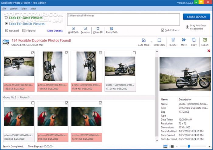 دانلود Ashisoft Duplicate File Finder Pro 8.1.0.1 - دانلود حذف فایل های تکراری - سافت گذر