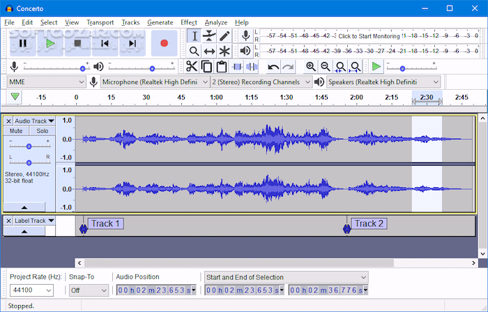 دانلود Audacity 3.7.1 - دانلود نرم افزار رایگان ویرایشگر صوتی و ضبط صدا - سافت گذر
