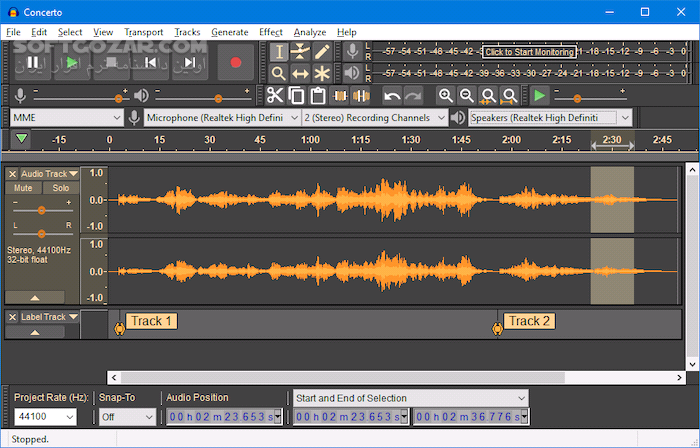 دانلود Audacity 3.7.1 - دانلود نرم افزار رایگان ویرایشگر صوتی و ضبط صدا - سافت گذر
