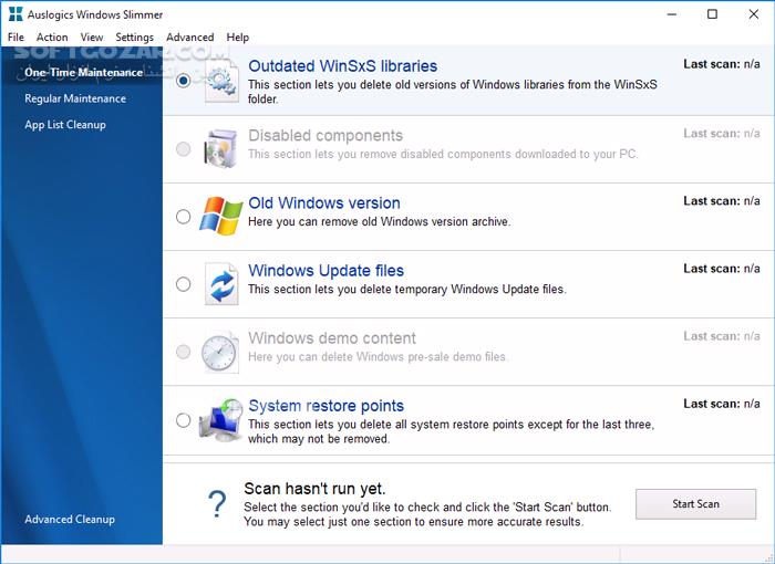 دانلود Auslogics Windows Slimmer Professional 5.0.0 - دانلود بهینه سازی ویندوز - سافت گذر