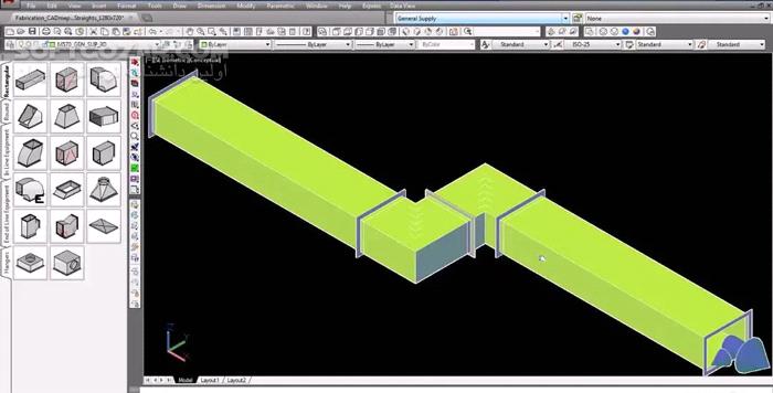 دانلود Autodesk Fabrication CAMduct 2025 - دانلود طراحی کانال تهویه مطبوع - سافت گذر