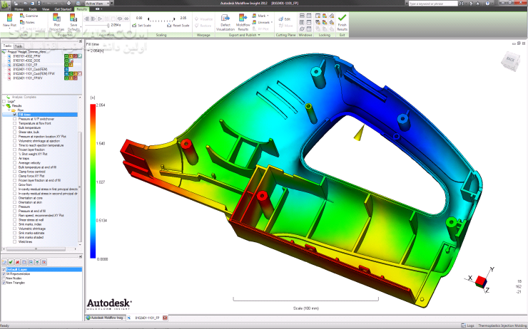 دانلود Autodesk Moldflow 2018 + SP2 x64 / Simulation 2018.2.0 x64 / Utility Design 2017 x64 / Moldflow Synergy 2017.3. - دانلود شبیه ساز اتودسک مولد فلو و سیمولیشن - سافت گذر