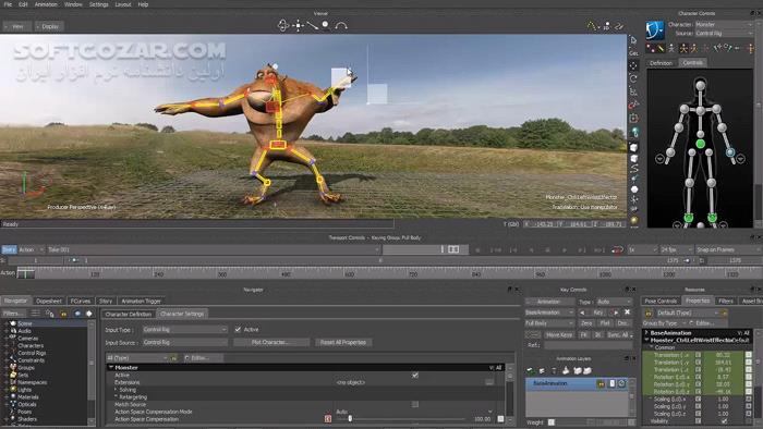 دانلود Autodesk MotionBuilder 2025 - دانلود انیمیشن سازی - سافت گذر