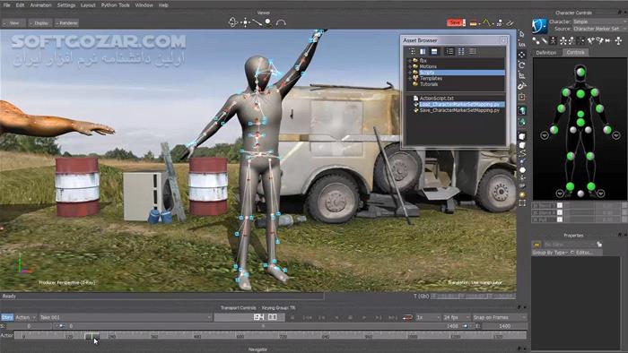 دانلود Autodesk MotionBuilder 2025 - دانلود انیمیشن سازی - سافت گذر