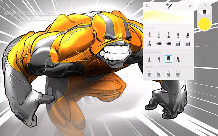 Autodesk SketchBook Pro 5 2 5 for Android 4 0 تصاویر نرم افزار  - سافت گذر