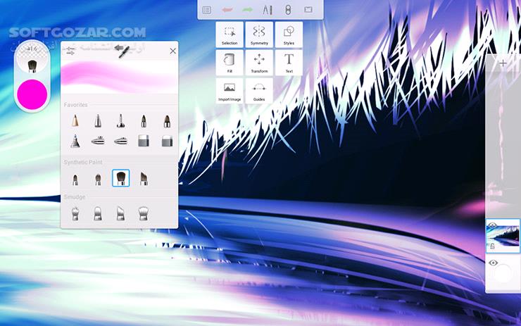 دانلود Autodesk SketchBook Pro 5.2.5 for Android +4.0 - دانلود نرم افزار طراحی و نقاشی معروف و فوق العاده SketchBook برای اندروید - سافت گذر