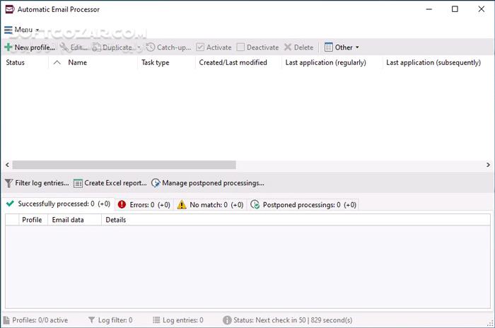 دانلود Automatic Email Processor 3.6.0 - دانلود مدیریت ایمیل - سافت گذر