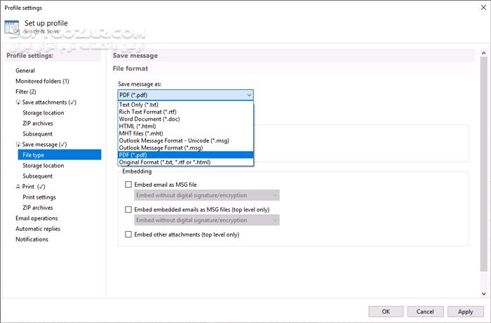 دانلود Automatic Email Processor 3.6.0 - دانلود مدیریت ایمیل - سافت گذر