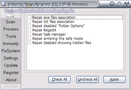 دانلود Autorun Virus Remover 3.3 Build 0712 - دانلود از بین بردن ویروس Autorun و اثرات آن - سافت گذر