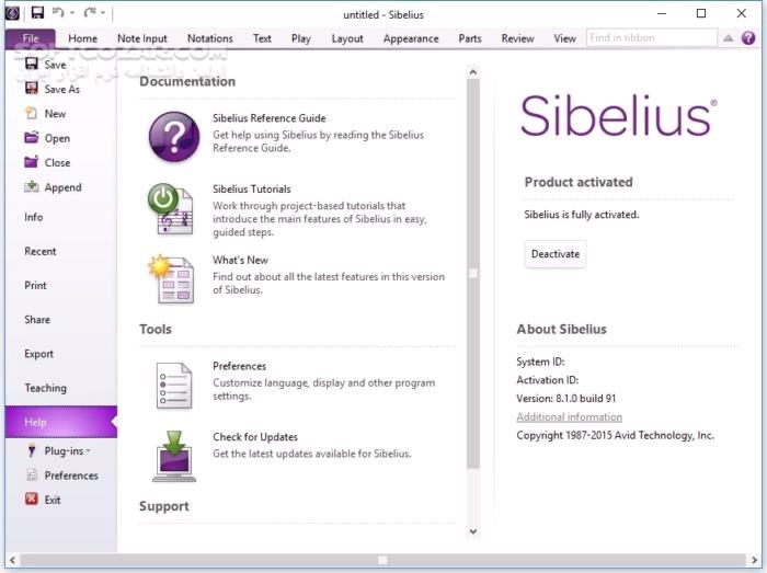 دانلود Avid Sibelius Ultimate 2019.5 Build 1469 / 2018.12 / 8.3.0 / 8.2.0 / macOS 8.5.0 / PhotoScore + NotateMe - دانلود نت نویسی و تنظیم آهنگ - سافت گذر