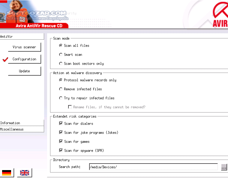 دانلود Avira Rescue System 2024.12 [Rescue Disk] - دانلود اویرا دیسک نجات - سافت گذر