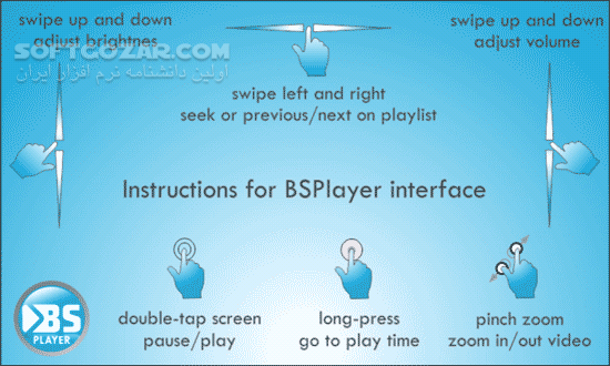 دانلود BSPlayer Full 3.21.250 + All Codec for Android +5.0 - دانلود پلیر قدرتمند اندروید 4 با امکانات بالا برای اندروید - سافت گذر