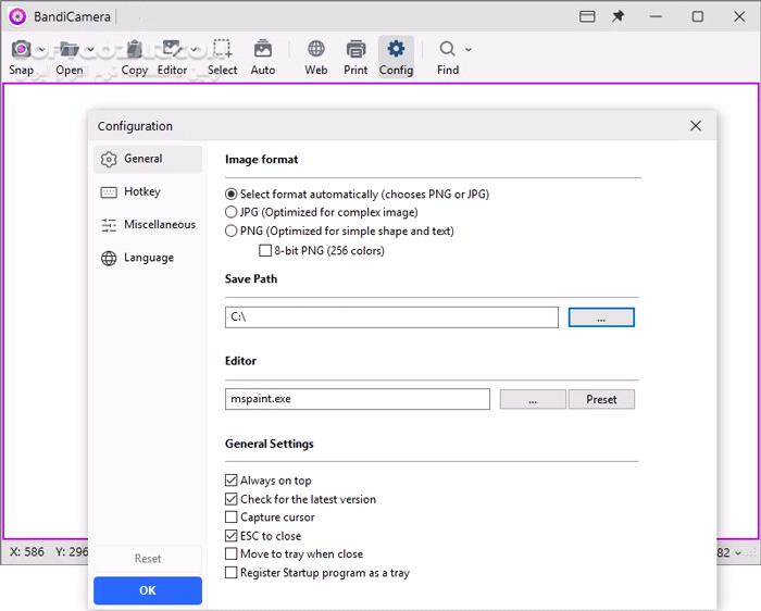 دانلود BandiCamera 5.04 Build 2340 - دانلود اسکرینشات از محیط ویندوز - سافت گذر