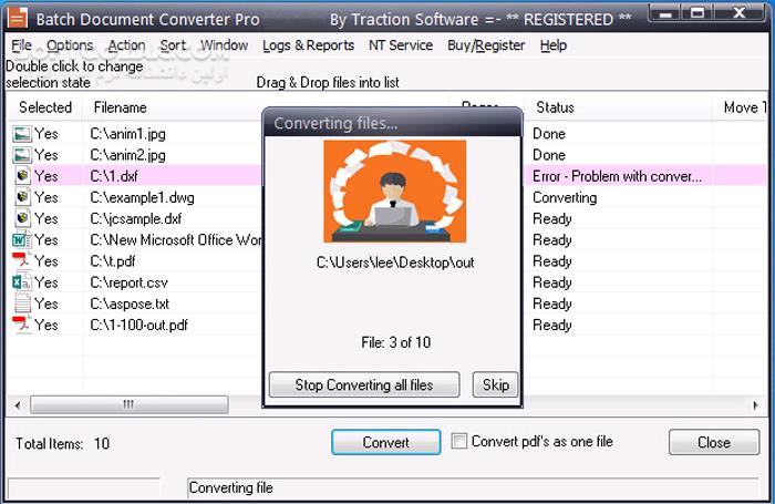 دانلود Batch Document Converter Pro 1.18 - دانلود تبدیل فرمت اسناد به پی‌دی‌اف - سافت گذر