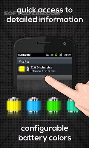 دانلود Battery Indicator Pro 2.7.6 for Android +2.1 - دانلود نمایش اطلاعات باتری برای اندروید - سافت گذر