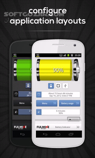 دانلود Battery Indicator Pro 2.7.6 for Android +2.1 - دانلود نمایش اطلاعات باتری برای اندروید - سافت گذر
