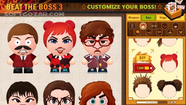 دانلود Beat the Boss 1 v2.64 / 2 v2.9.1 / 3 v2.0.3 / 4 v1.7.6 for Android +2.3 - دانلود مجموعه بازی های آزار رئیس! برای اندروید - سافت گذر