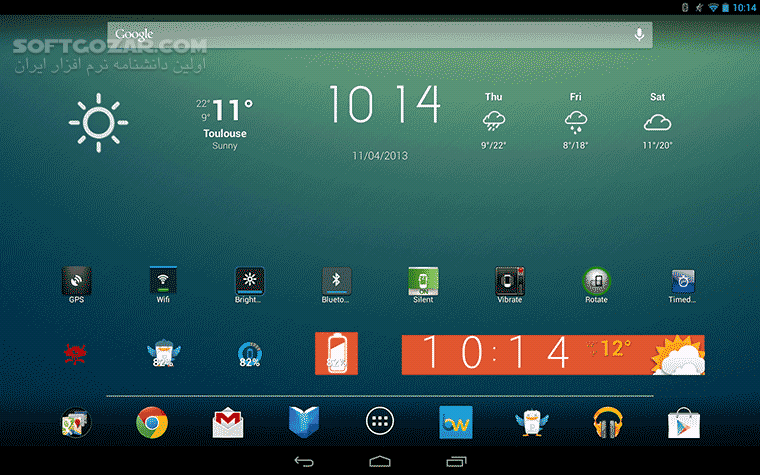 دانلود Beautiful Widgets 5.7.8 for Android +2.3 - دانلود پک ویجت های قابل استفاده برای اندروید برای اندروید - سافت گذر
