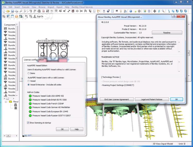 دانلود Bentley AutoPIPE CONNECT Edition 12.07.00.346 / Vessel 41.04.00.013 / Nozzle 8.11.8.35 - دانلود بنتلی اتوپایپ - سافت گذر