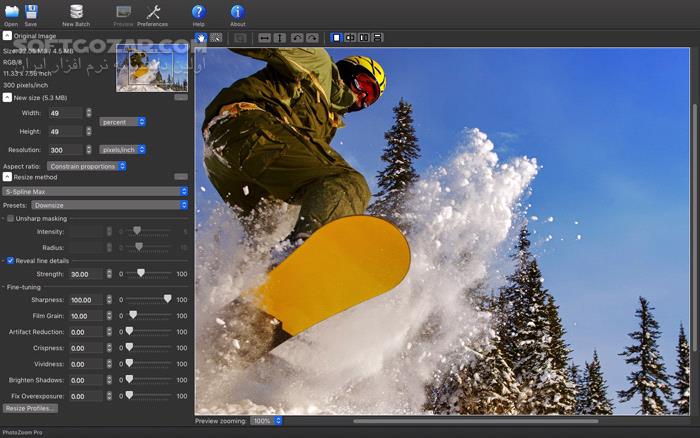 دانلود Benvista PhotoZoom Pro 8.2.0 - دانلود بزرگ کردن عکس بدون افت کیفیت - سافت گذر
