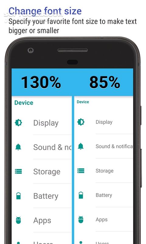 دانلود Big Font Pro 3.26 for Android +4.1 - دانلود تغییر سایز فونت برای اندروید - سافت گذر