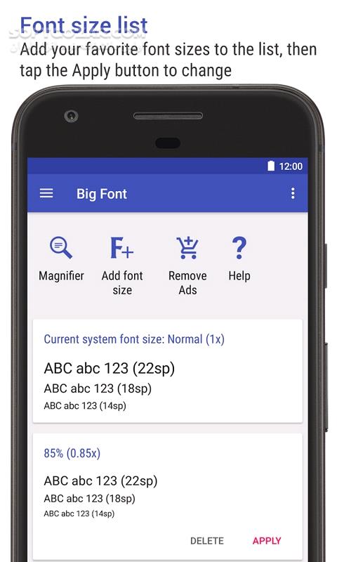 Big Font Pro 3 26 for Android 4 1 تصاویر نرم افزار  - سافت گذر